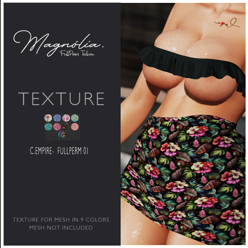 *Magnolia *- Texture FULL PERM  - C.EMPIRE- DAE FULLPERM 01