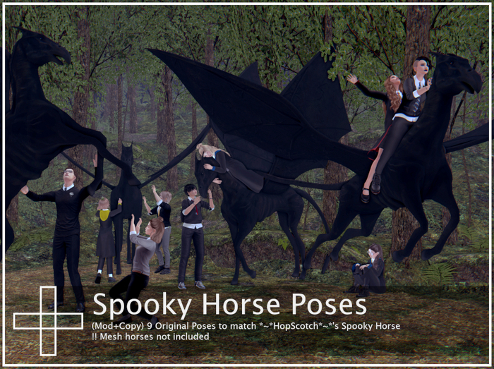 [L+D] Spooky Horse Poses