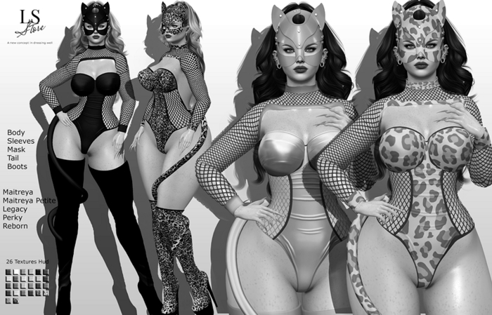 [LS]FELINE WOMAN SET DEMO