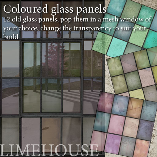 [L] Coloured glass panels