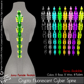 SWO Crypto Fluorescent Cyber Spine for Jomo Female Avatars