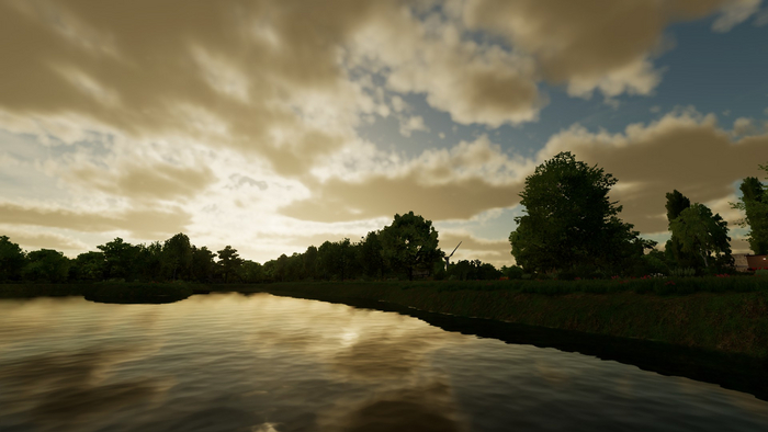 Lakeside Morning 8x4.5