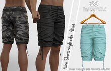 Asher Male Shorts Mint - Signature Gianni, Belleza Jake , Legacy - FashionNatic