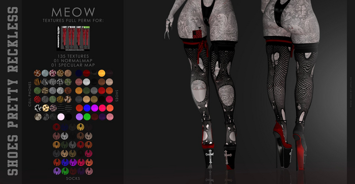 MEOW SET for36 [MONAMALDITA] Shoes Pretty Reckless [Fullperm]