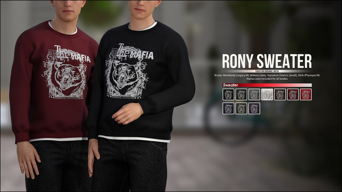 [Kauston] Rony Sweater (Fatpack)