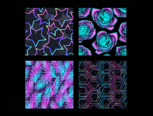 *6KW* FULL PERM Textures (Seamless Neon Background)