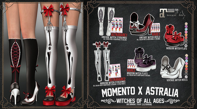 Momento x Astralia - Vintage witch Heels (pink)