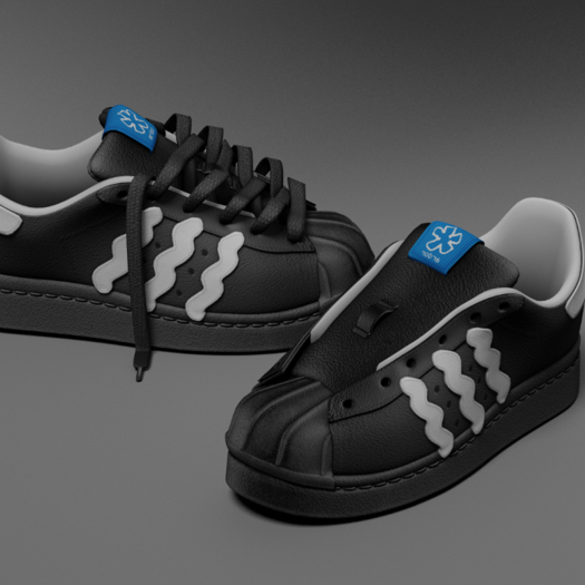 ardor* shell shoe black