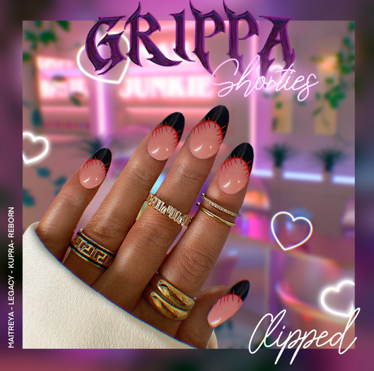 Grippa Shorties:: Clipped Set