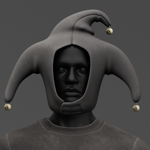 ardor* jester hat grey