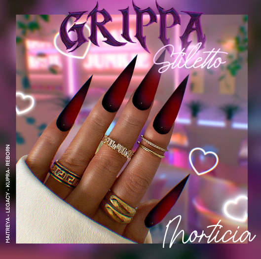 Grippa Stiletto:: Morticia Set