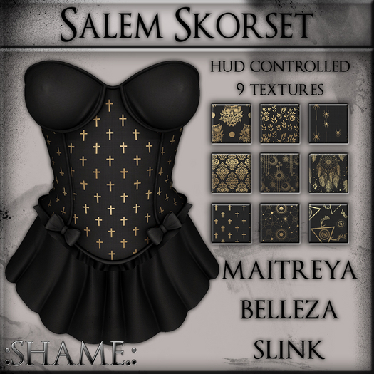 :Shame.: Salem Skorset~Pack W/HUD