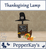 [PK] Thanksgiving Lamp (BOXED)