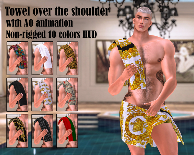 MJB Demo Towel Over the shoulder