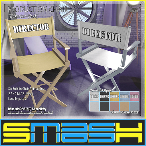 SMASH - Production Chair (Director-Pack)