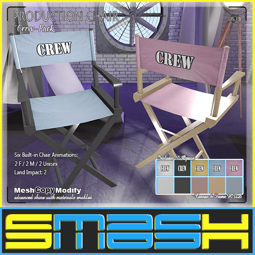 SMASH - Production Chair (Crew-Pack)