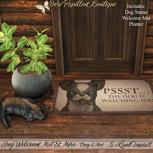 DPB Dog Welcome Mat & More - Pssst