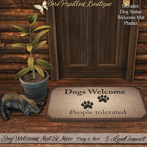 DPB Dog Welcome Mat & More - Dogs Welcome