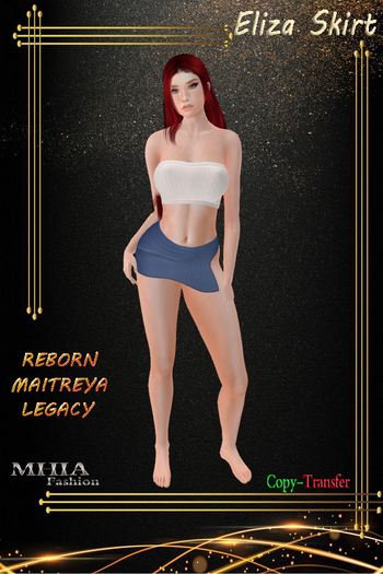 [MHIA] Eliza Skirt Blue