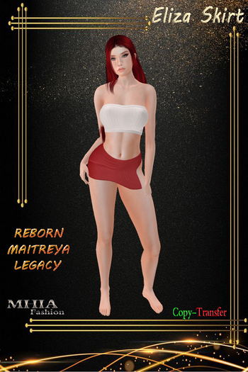 [MHIA] Eliza Skirt Red