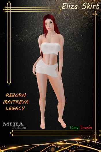 [MHIA] Eliza Skirt White