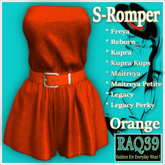 [R39] S-Romper-Orange