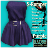 [R39] S-Romper-Purple