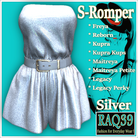 [R39] S-Romper-Silver