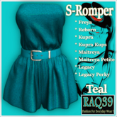 [R39] S-Romper-Teal