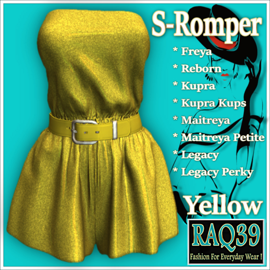 [R39] S-Romper-Yellow