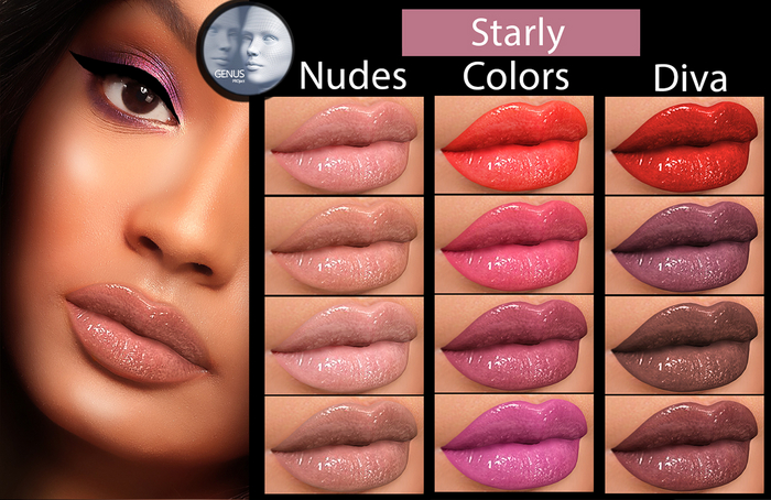 ::Modish:: Starly [Fatpack] Genus-Lipstick set