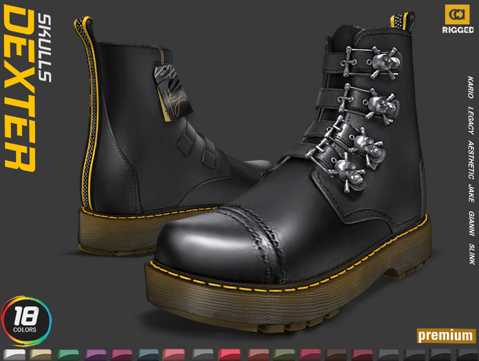 [CA] KARIO LEGACY JAKE GIANNI AESTHETIC DEXTER BOOTS GENTS