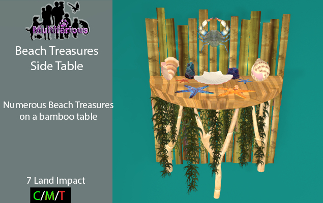 *M* Beach treasures Side Table