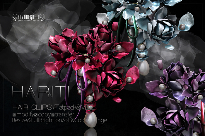 ROZOREGALIA_HARITI*HAIR CLIP/Fatpack
