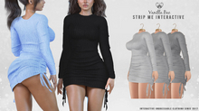 *Vanilla Bae* Zarina Dress - Gray 3 Pack - Strip Me Interactive - Maitreya / Legacy / Ebody Reborn