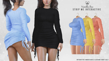 *Vanilla Bae* Zarina Dress - Light 3 Pack - Strip Me Interactive - Maitreya / Legacy / Ebody Reborn