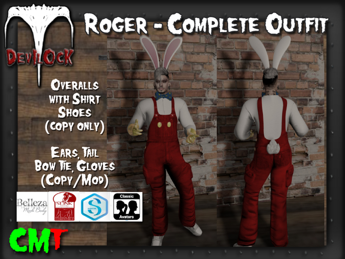 DEVILOCK - Roger Complete Outfit (ADD TO UNPACK)