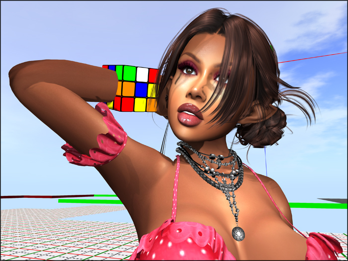 *BEHOLD* Designs: Rubic Cube Bracelet (package)