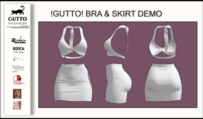 !GUTTO! BRA & SKIRT DEMO