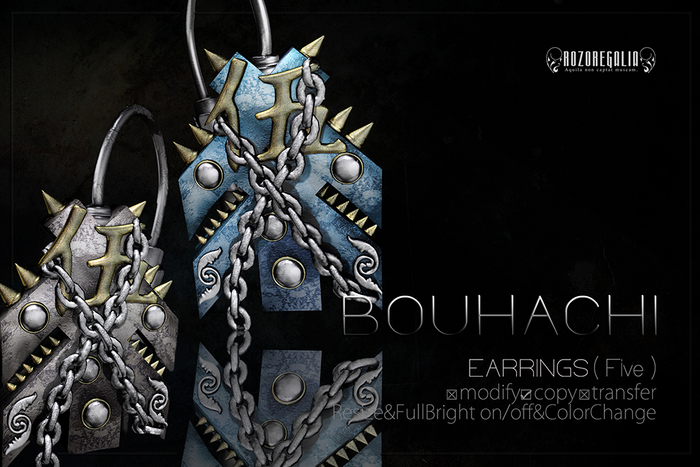 ROZOREGALIA_BOUHACHI*EARRINGS(Five)