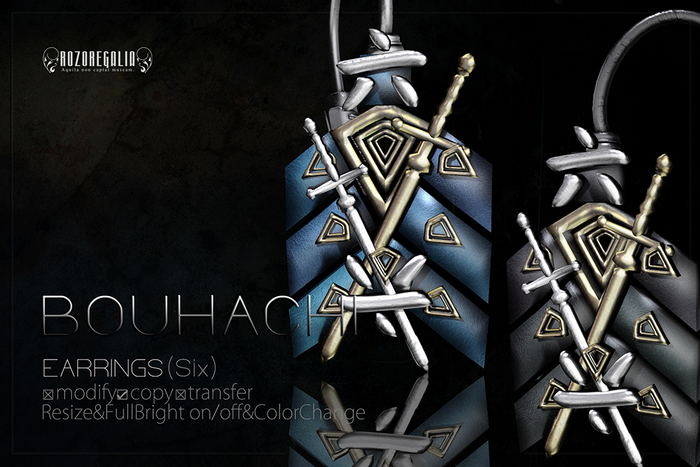 ROZOREGALIA_BOUHACHI*EARRINGS(Six)