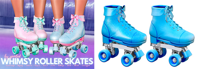 Spoiled - Whimsy Roller Skates Aqua