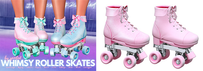 Spoiled - Whimsy Roller Skates Dolly Pink