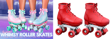 Spoiled - Whimsy Roller Skates Light Red