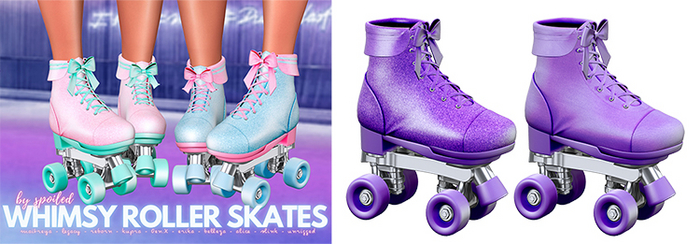 Spoiled - Whimsy Roller Skates Purple