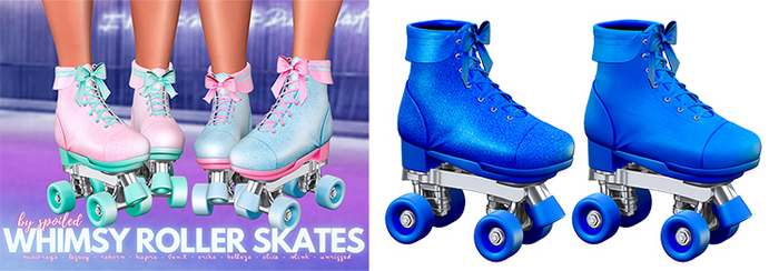 Spoiled - Whimsy Roller Skates Royal Blue