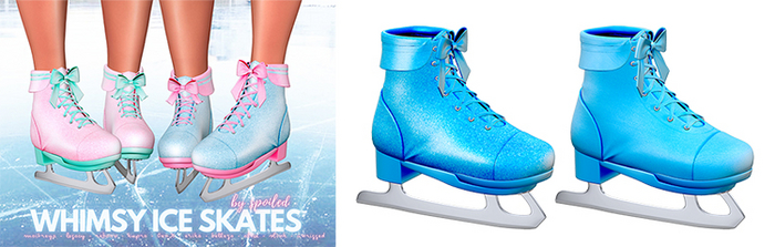 Spoiled - Whimsy Ice Skates Aqua