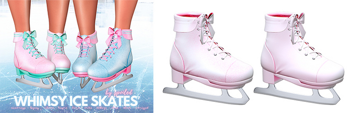 Spoiled - Whimsy Ice Skates Baby Pink