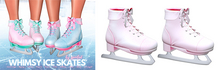 Spoiled - Whimsy Ice Skates Baby Pink