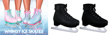 Spoiled - Whimsy Ice Skates Black